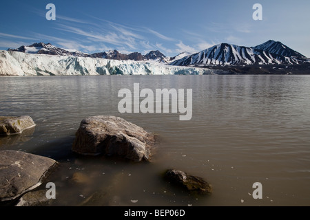 14 juillet glacier bay, France Banque D'Images