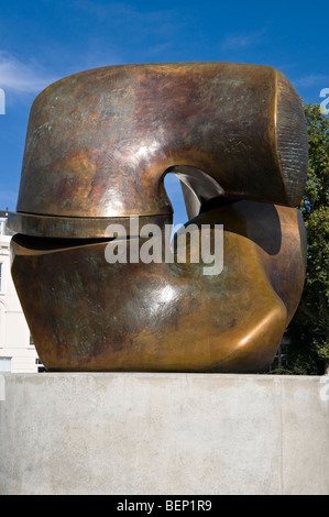 Henry Moore, pièce de fermeture, la sculpture, le sud de Londres Banque D'Images