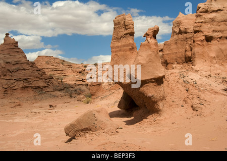 La cité perdue (Ciudad Perdida), le Parc national Talampaya, Province de La Rioja, Argentine Banque D'Images