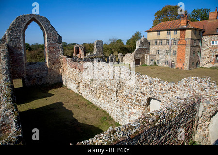 Leiston Abbey ruins, Suffolk, Angleterre Banque D'Images