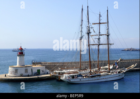 Le port d'Ibiza Iles Baléares en Espagne. Destination de vacances Banque D'Images