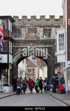 Porte de ville à Salisbury, Wiltshire, UK Banque D'Images