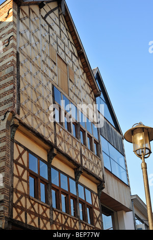 Chambre Dommershausen à Tongres est la dernière du gothique tardif en bâtiment à colombages Limbourg, Belgique Banque D'Images