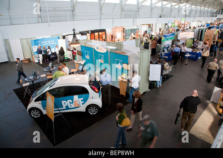 West Coast Green 2009 exposition dédiée à l'innovation verte, la création et le design à Fort Mason, San Francisco, Californie. Banque D'Images