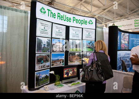 La kiosque au West Coast Green 2009 conference and exposition. San Francisco, California, United States Banque D'Images