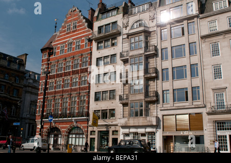 Maisons sur Pall Mall, St James's, Londres SW1 Banque D'Images