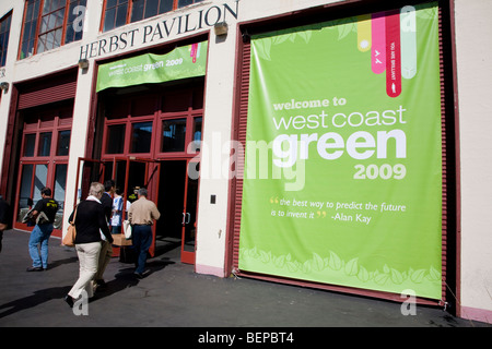 West Coast Green est la plus grande conférence et expo dédié à l'innovation verte, la construction, le design et la technologie. Banque D'Images