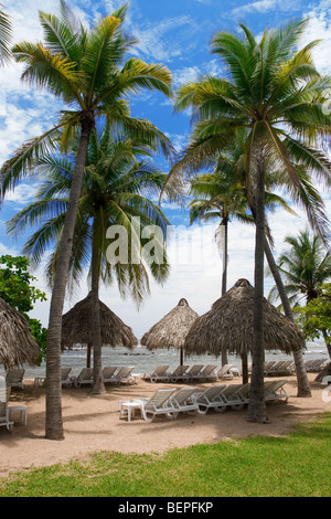 Mer Tropical beach resort Banque D'Images