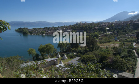 GUATEMALA San Pedro La Laguna. Le lac Atitlan. PHOTO PAR SEAN SPRAGUE 2009 Banque D'Images