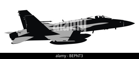 Avion de chasse Banque D'Images