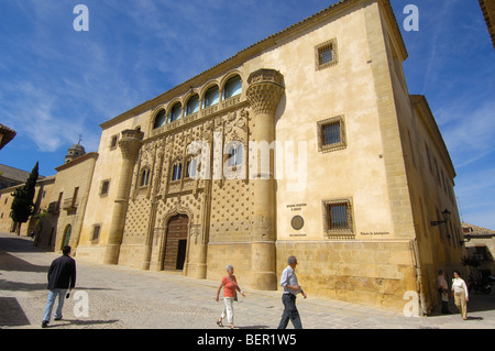 Palais Jabalquinto(16e siècle), Baeza. Province de Jaén, Andalousie, Espagne Banque D'Images