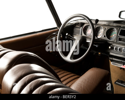 Citroen DS Pallas intérieur tourné en studio Banque D'Images