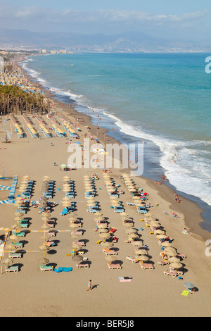 Bajondillo-Playamar beach, Torremolinos, Costa del Sol, la province de Malaga, Espagne Banque D'Images
