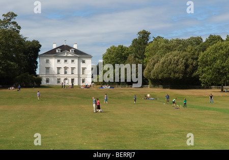 Marble Hill House Twickenham Richmond Surrey en Angleterre. Villa Palladium sur la Tamise HOMER SYKES Banque D'Images