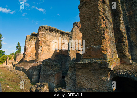 Villa Adriana, Villa d'Hadrien, près de Tivoli, Italie Banque D'Images