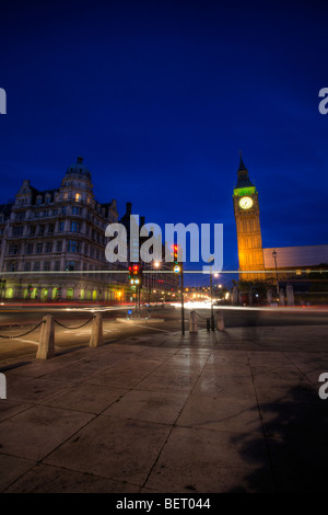 Big Ben Londres la nuit Banque D'Images