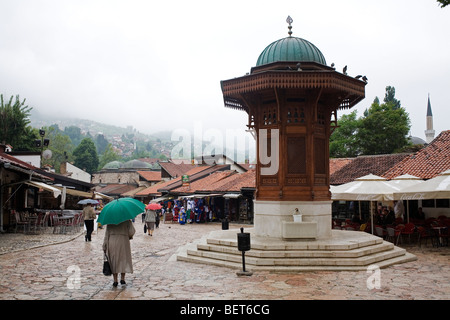 La vieille ville de Sarajevo. Banque D'Images