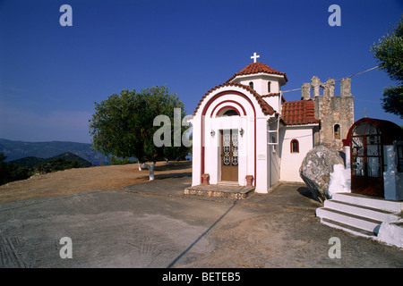 Grèce, îles Ioniennes, Céphalonie, monastère de Theotokou Agrilion près de Sami Banque D'Images