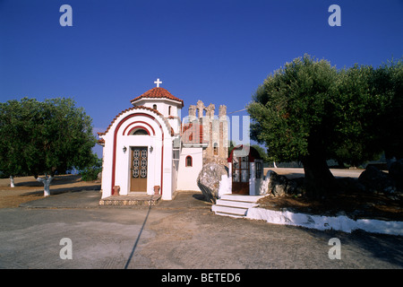 Grèce, îles Ioniennes, Céphalonie, monastère de Theotokou Agrilion près de Sami Banque D'Images