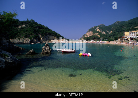 Paleokastritsa, Corfou, îles Ioniennes, Grèce Banque D'Images