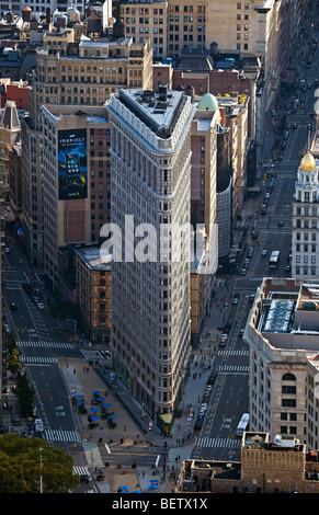 Flatiron Building, New York Banque D'Images