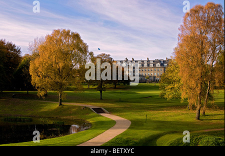 L'hôtel Gleneagles et le parcours de Golf , Écosse Banque D'Images