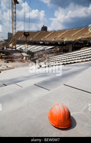 La reconstruction de la complexe sportif national ''S' Olympiyski stadium à Kiev, Ukraine Banque D'Images