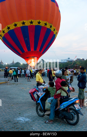 Ballon à air chaud, Bangkok, Thaïlande Banque D'Images