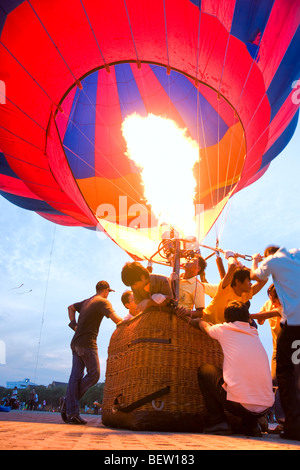 Ballon à air chaud, Bangkok, Thaïlande Banque D'Images