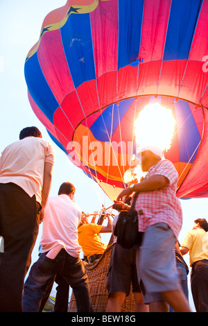 Ballon à air chaud, Bangkok, Thaïlande Banque D'Images