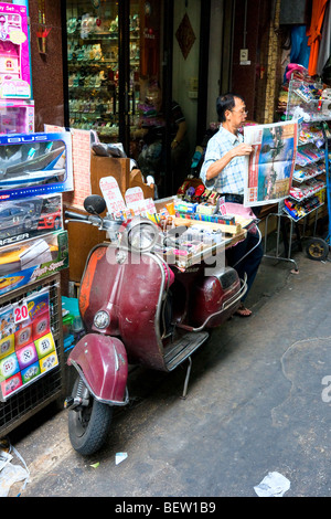 La vie de rue autour de Chinatown, Bangkok, Thaïlande Banque D'Images