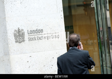 Le London Stock Exchange Group. Ville de Londres. La Grande-Bretagne. UK Banque D'Images