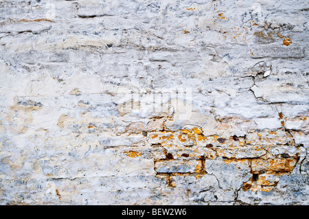 Old weathered mur peint pour grunge background Banque D'Images