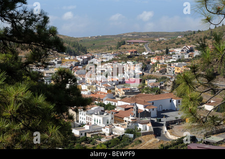Village Vilaflor sur île des Canaries Tenerife, Espagne Banque D'Images