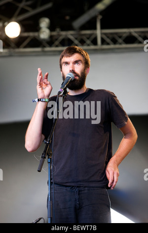 Photo montre Gable en live au Big Chill Festival, Eastnor, Herefordshire, Royaume-Uni, le 7 août 2009 Banque D'Images