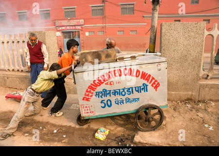 La vieille ville de Delhi, Inde la vie. Banque D'Images
