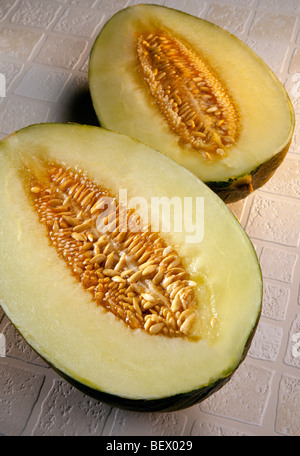 Melon Piel de Sapo Banque D'Images