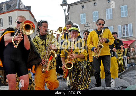 Festival de musique jazz Poitou France Banque D'Images