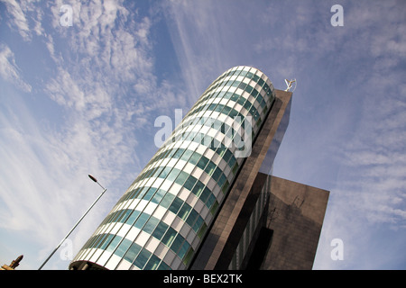 Bloc de bureau moderne, le quartier vert, Cheetham Hill Road, Manchester, England, UK Banque D'Images