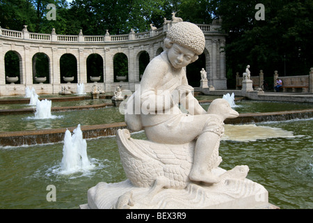 Fontaine de contes de fées, Volkspark Friedrichshain, Berlin Banque D'Images