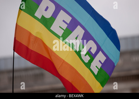 Drapeau de la paix Banque D'Images