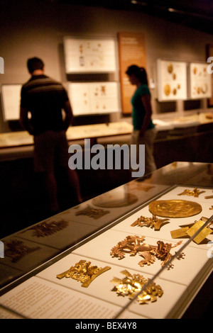 Museo del Oro, Precolumbino Musée de l'or précolombien, San Jose Costa Rica Banque D'Images