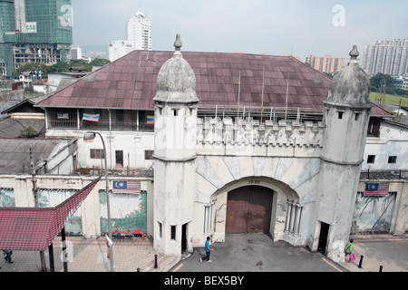 Prison Pudu en Kuala Lumpur, Malaisie. Banque D'Images