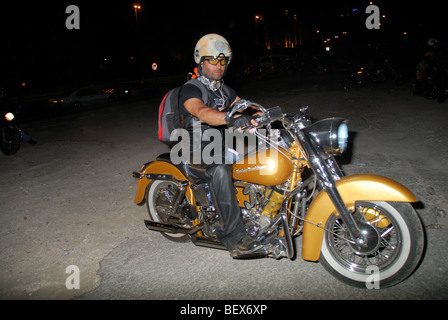 Groupe de propriétaires de Harley Davidson Beyrouth Liban Banque D'Images