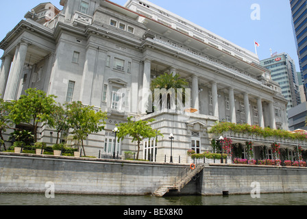 Le Fullerton Hotel (formerly the General Post Office), Singapour Banque D'Images