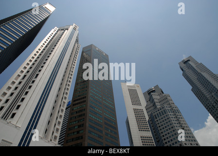 City skyscrapers, Singapour Banque D'Images