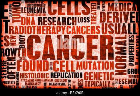 Maladie médicale Cancer Maladie en tant que concept art Banque D'Images