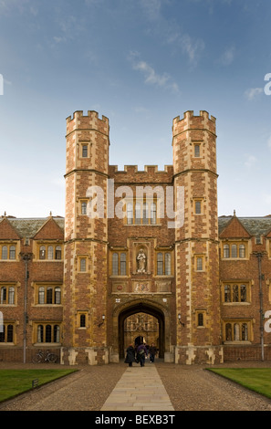 St Johns college dans l'historique d'une ville universitaire de Cambridge Cambridgeshire UK Banque D'Images