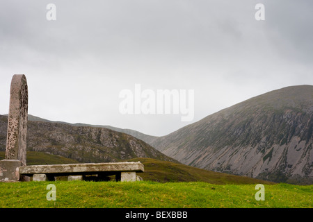 Ruines de Cill Chriosd Kilchrist ou qui a été l'église paroissiale de Strathaird sur l'île de Skye Banque D'Images