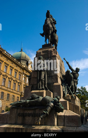 Pomnik Grunwaldzki Grunwald, Monument, Plac Jana Matejki, Cracovie, Pologne Banque D'Images